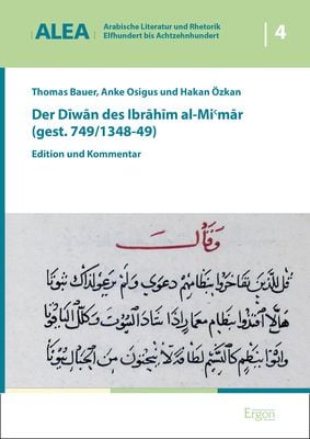 Produktbild: Der Diwan des Ibrahim al-Mi'mar (gest. 749/1348-49)