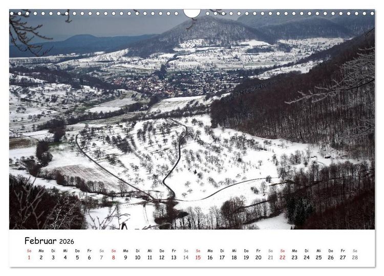 Produktbild: Impressionen von der Schw&auml;bischen Alb (Wandkalender 2026 DIN A3 quer), CALVENDO Monatskalender