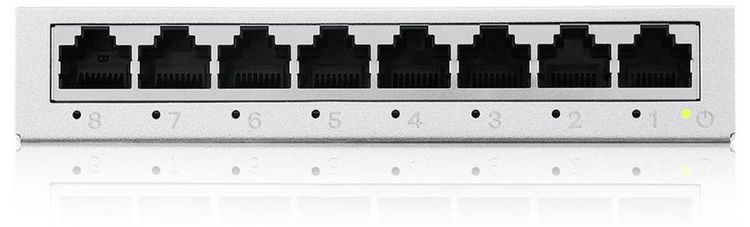 Produktbild: ZyXEL ZY-GS108BV5 GS-108B v5 8 Ports Netzwerk Switch 8 Port 2000 MBit/s