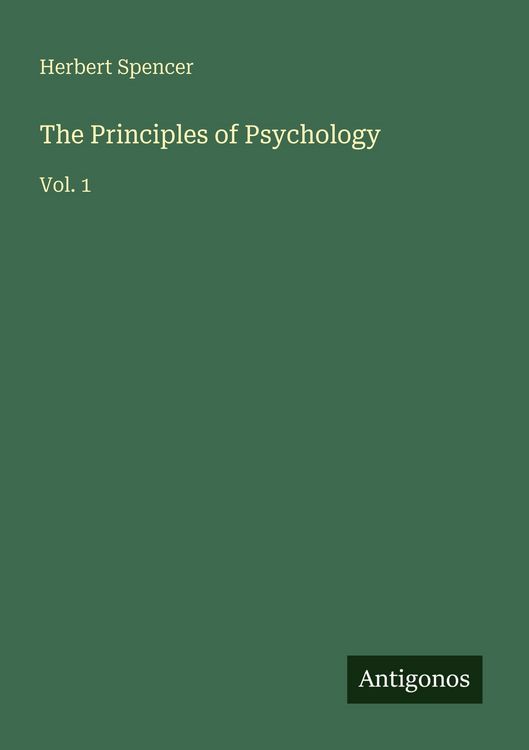 Produktbild: The Principles of Psychology