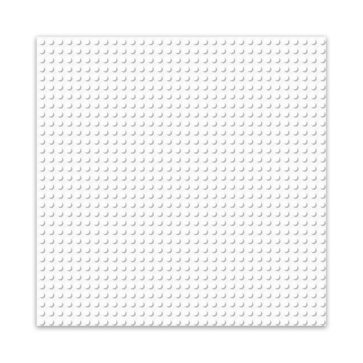 Produktbild: BRIXIES 225013 - Platte 32 x 32 Basic wei&szlig;, Bauplatte, 1 St&uuml;ck