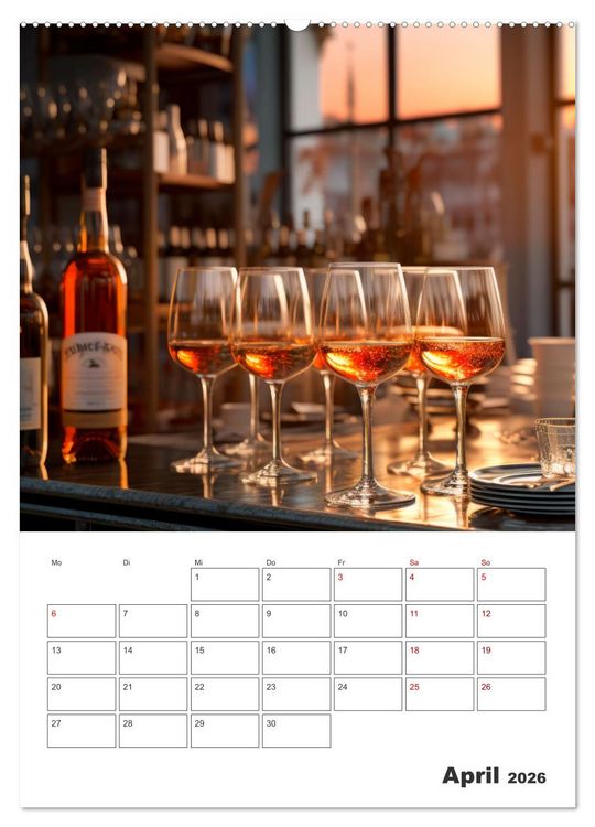 Produktbild: Bar- und Lounge-Atmosph&auml;re (Wandkalender 2026 DIN A2 hoch), CALVENDO Monatskalender