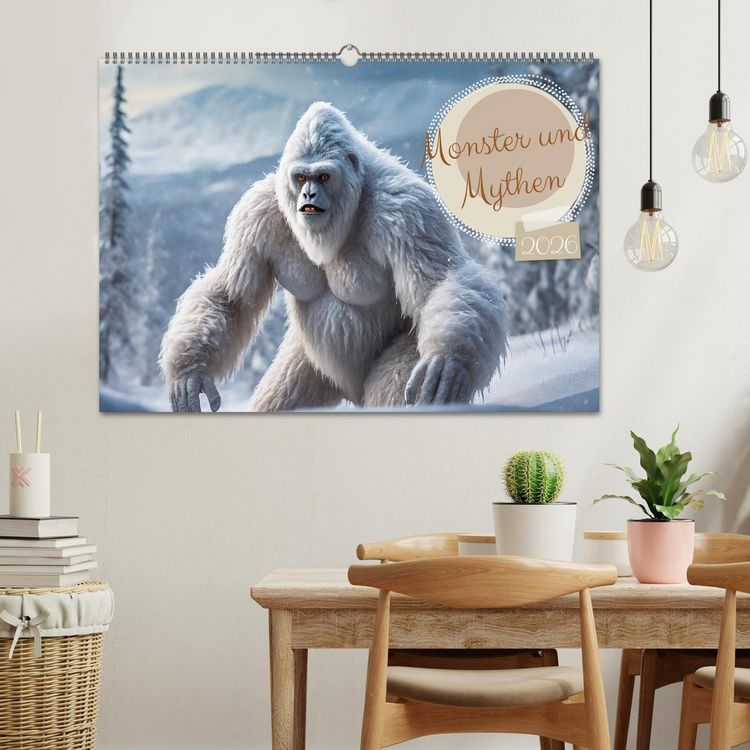Produktbild: Monster & Mythen (Wandkalender 2026 DIN A2 quer), CALVENDO Monatskalender
