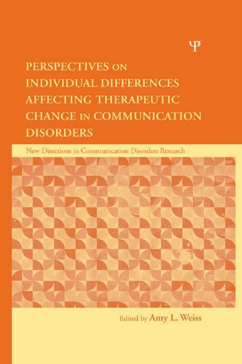 Produktbild: Perspectives on Individual Differences Affecting Therapeutic Change in Communication Disorders