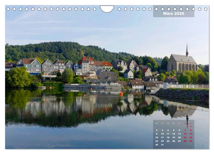 Produktbild: Bilderbogen Bergisches Land (Wandkalender 2026 DIN A4 quer), CALVENDO Monatskalender