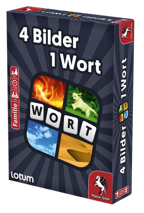 Produktbild: Pegasus - 4 Bilder 1 Wort - Das Kartenspiel