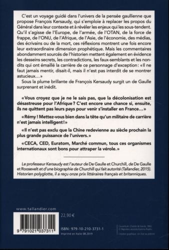 Produktbild: Le monde selon de Gaulle