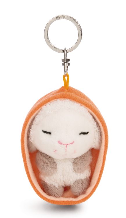 Produktbild: Schl&uuml;sselanh&auml;nger Sleeping Pets Lamm 8cm K&ouml;rbchen