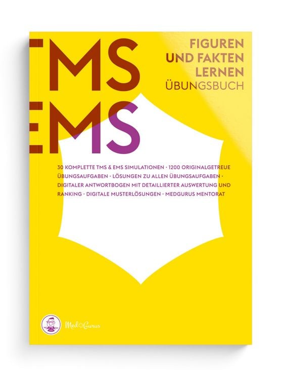 Produktbild: MedGurus - TMS &Uuml;bungsbuch Figuren lernen und Fakten lernen