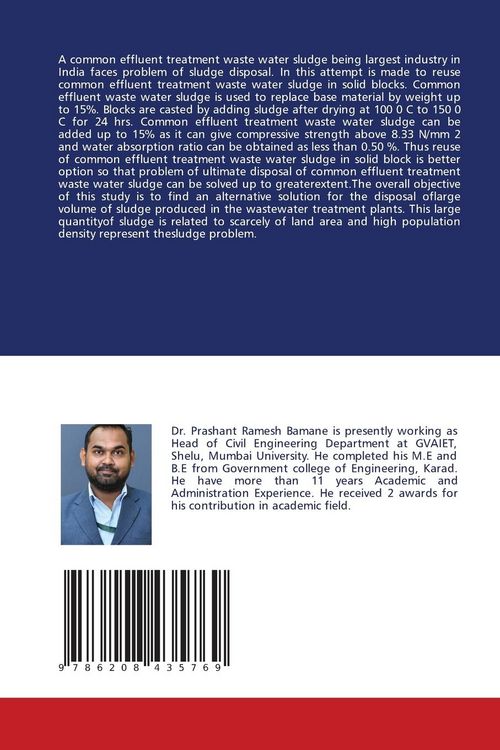 Produktbild: Utilization of sewage sludge in concrete brick
