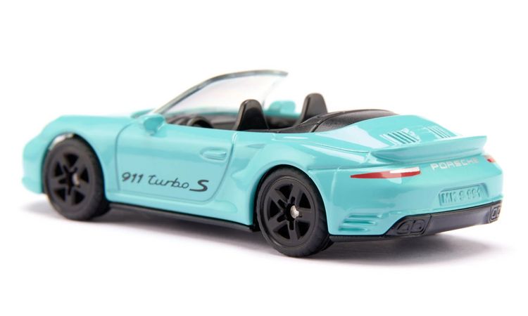 Produktbild: Siku 1117 - Porsche 911 Turbo S Cabriolet, t&uuml;rkis, 80x33x22mm