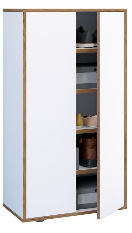 Produktbild: XL Holz Gro&szlig;er Schuhschrank Schuhkommode Salia B60