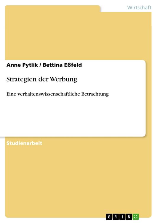 Produktbild: Strategien der Werbung