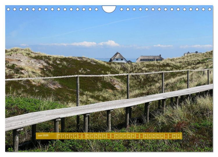 Produktbild: Unendliche Weite Sylts - Faszinierende Landschaftsaufnahmen (Wandkalender 2026 DIN A4 quer), CALVENDO Monatskalender