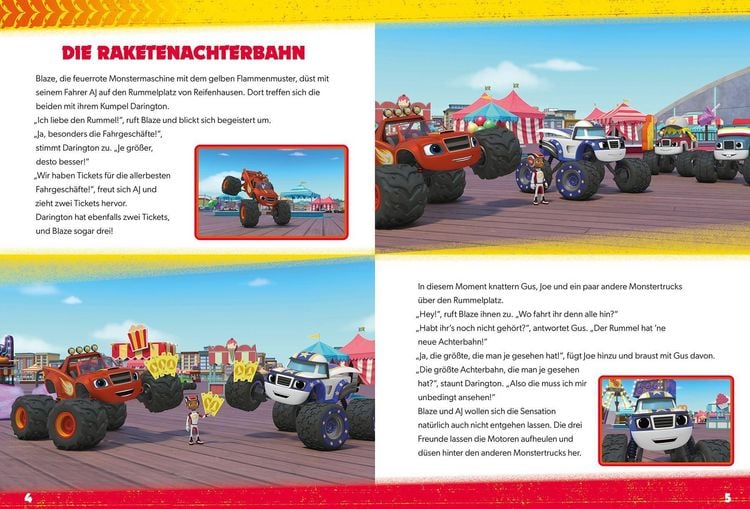 Produktbild: Blaze und die Monstermaschinen: Das gro&szlig;e Vorlesebuch