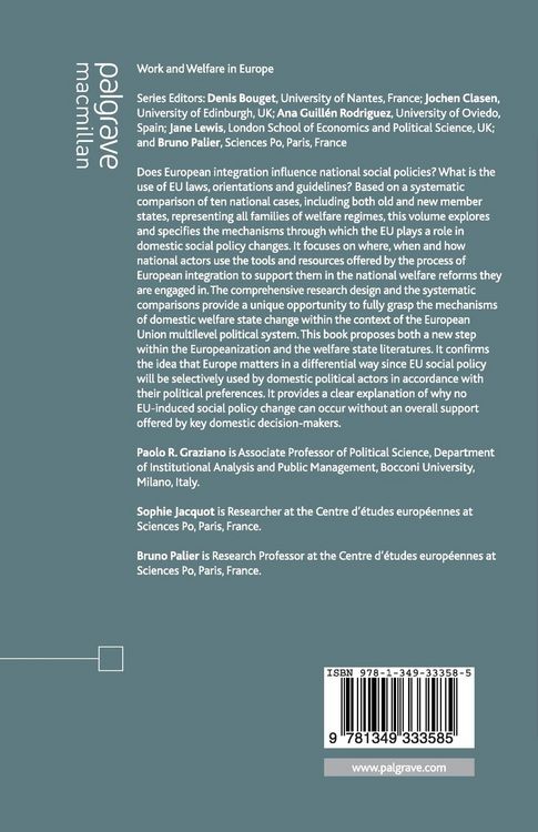 Produktbild: The EU and the Domestic Politics of Welfare State Reforms