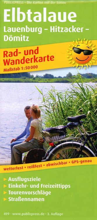 Produktbild: Rad- und Wanderkarte Elbtalaue, Lauenburg