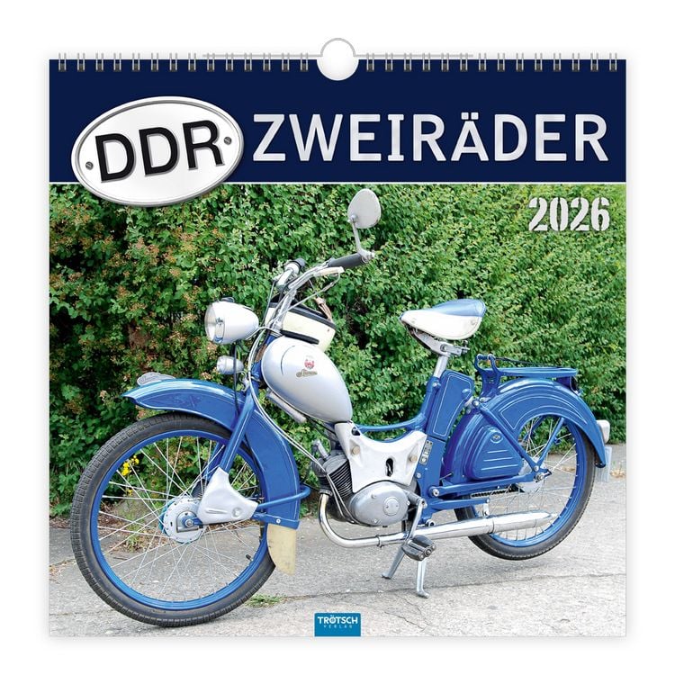 Produktbild: Trötsch Technikkalender DDR-Zweiräder 2026