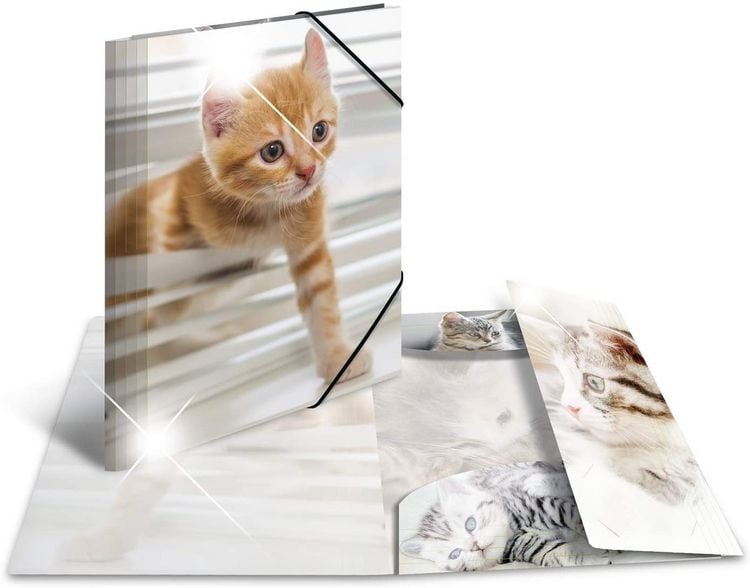 Produktbild: Herma Sammelmappe A4 Tiere - Katzen