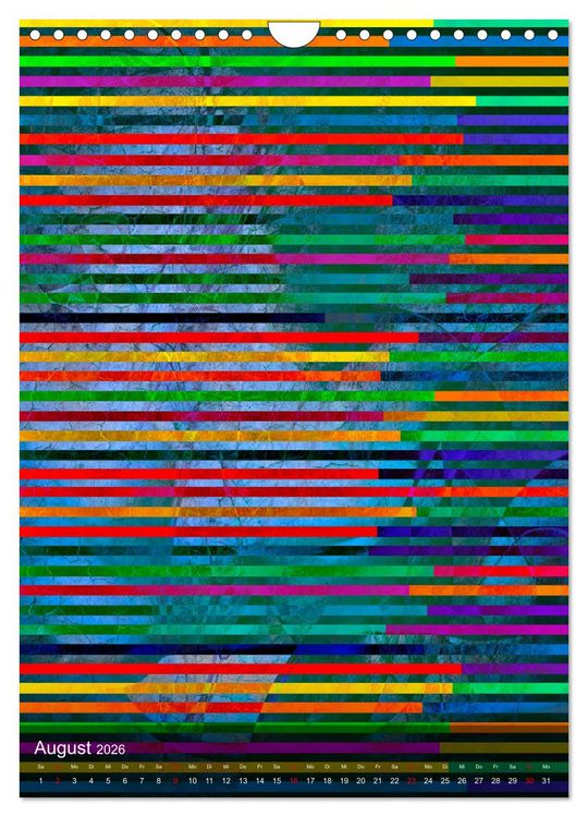 Produktbild: Das Abstrakte Jahr (Wandkalender 2026 DIN A4 hoch), CALVENDO Monatskalender