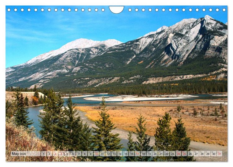 Produktbild: Indian Summer in the Canadian Rockies (Wall Calendar 2026 DIN A4 landscape), CALVENDO 12 Month Wall Calendar