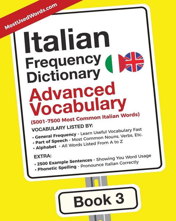 Produktbild: Italian Frequency Dictionary - Advanced Vocabulary