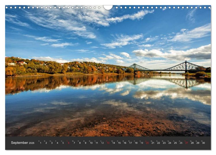 Produktbild: Barockstadt Dresden (Wandkalender 2026 DIN A3 quer), CALVENDO Monatskalender
