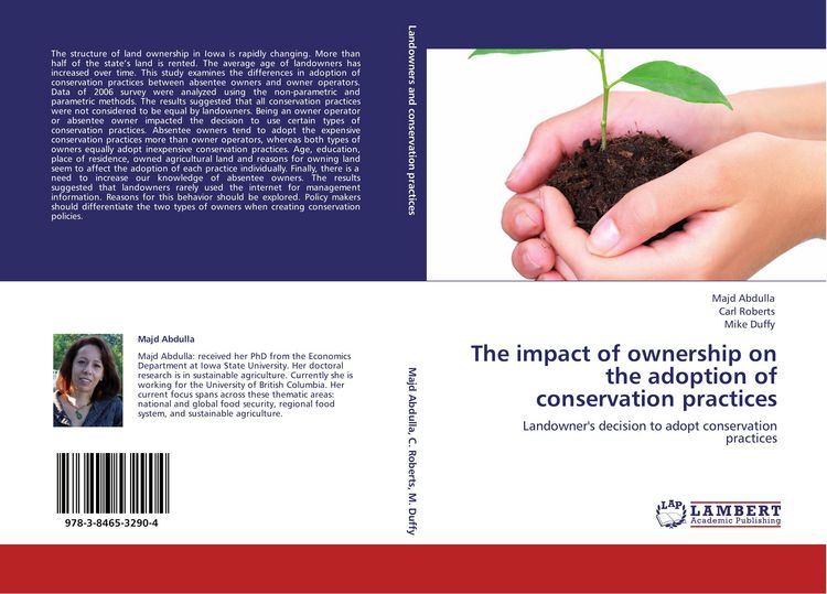 Produktbild: The impact of ownership on the adoption of conservation practices