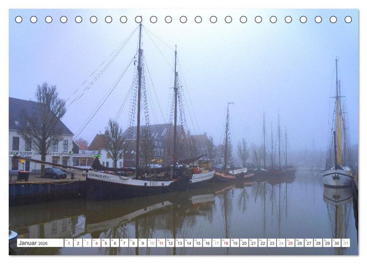 Produktbild: Die ganze Vielfalt der Niederlande (Tischkalender 2026 DIN A5 quer), CALVENDO Monatskalender