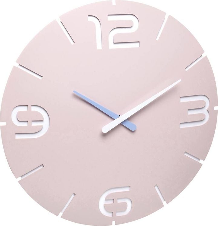 Produktbild: TFA Dostmann 60.3536.16 Funk Wanduhr 35cm x 35mm Rosa
