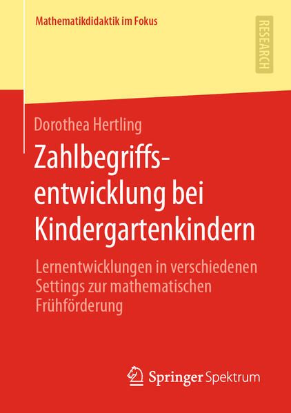 Produktbild: Zahlbegriffsentwicklung bei Kindergartenkindern