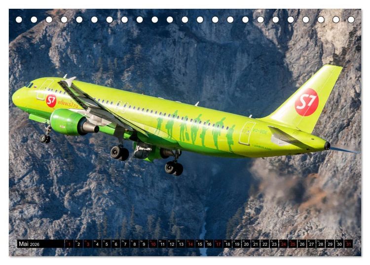 Produktbild: Flugzeugkalender (Tischkalender 2026 DIN A5 quer), CALVENDO Monatskalender