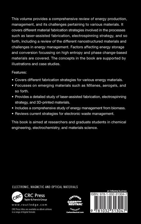 Produktbild: Materials for Energy Production, Conversion, and Storage
