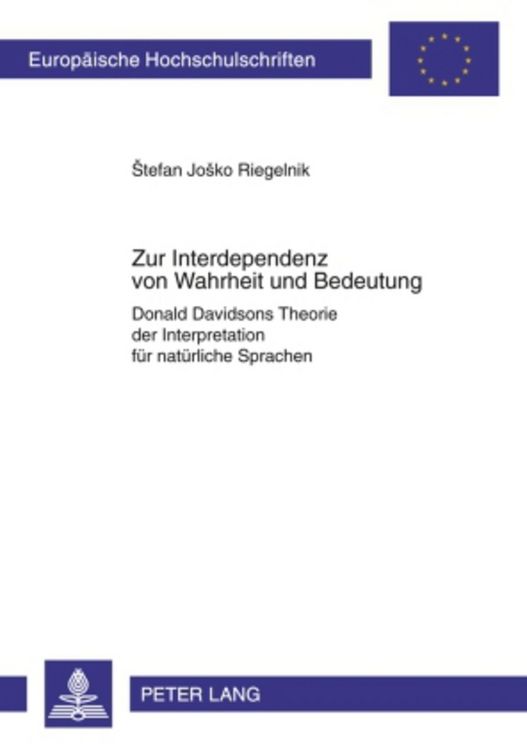Produktbild: Zur Interdependenz von Wahrheit und Bedeutung