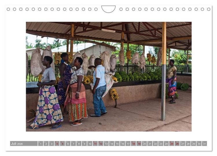 Produktbild: Ruanda (Wandkalender 2026 DIN A4 quer), CALVENDO Monatskalender