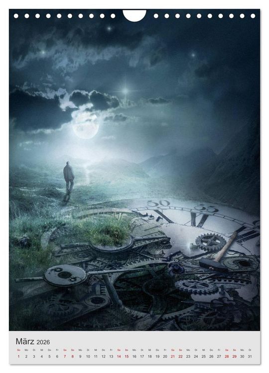 Produktbild: Zwischenzeitlich im Reich der Fantasie (Wandkalender 2026 DIN A4 hoch), CALVENDO Monatskalender