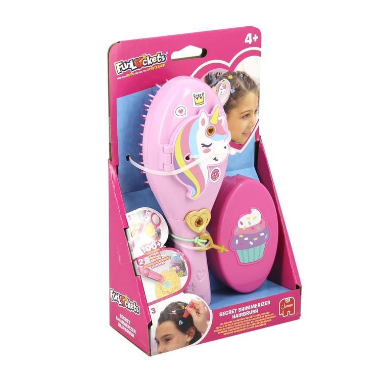 Produktbild: FunLockets - Geheime Haarb&uuml;rste mit Glitzer-Accessoires