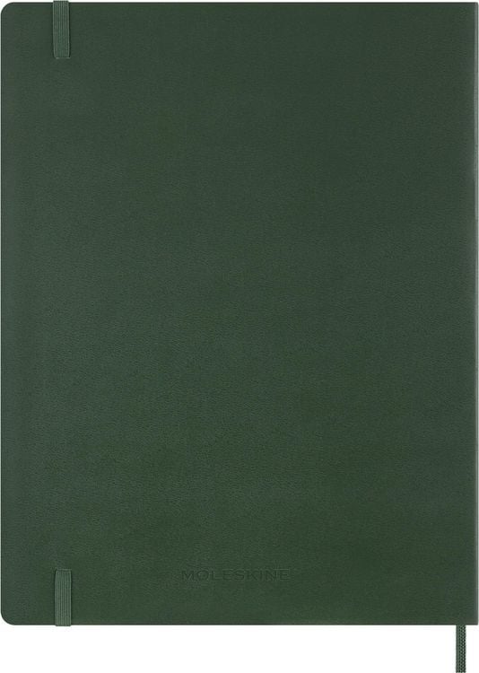 Produktbild: Moleskine 15 Monate Essential Wochenkalender 2026/2027, 1 Wo = 2 Seiten, vertikal, XXL, weicher Einband, Myrtengr&uuml;n