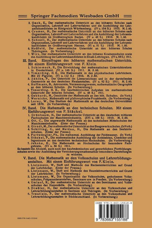 Produktbild: Die Naturwissenschaften und die Fortbildungsschulen
