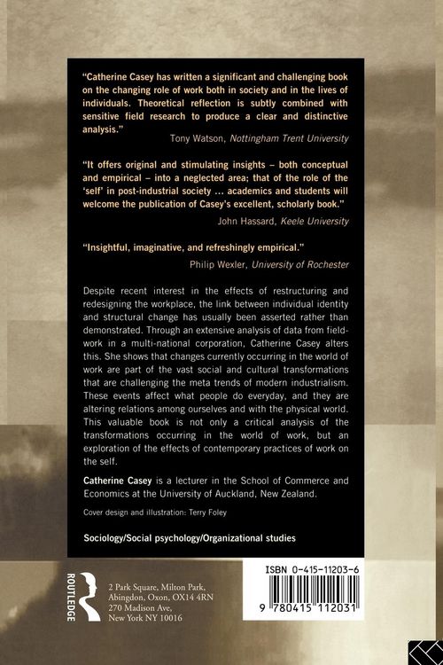 Produktbild: Work, Self and Society