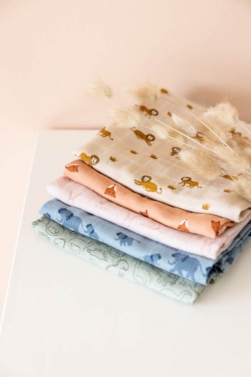 Produktbild: Mullt&uuml;cher 3-pack mix - 55x55cm - Lively Lion