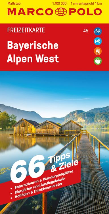 Bild vom Artikel MARCO POLO Freizeitkarte 45 Bayerische Alpen West 1:100.000 vom Autor 