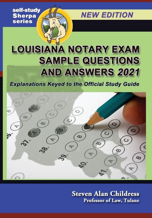 Produktbild: Louisiana Notary Exam Sample Questions and Answers 2021