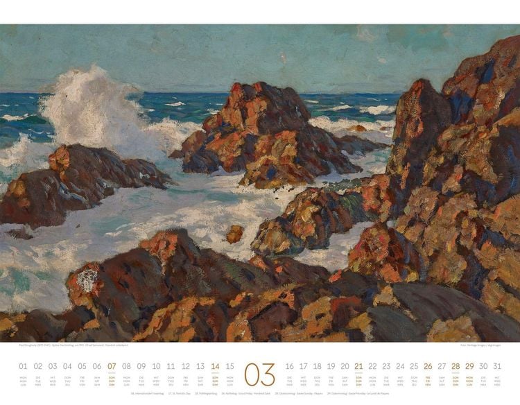 Produktbild: Kunstwerk Meer Kalender 2027