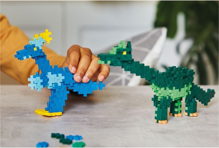 Produktbild: Plus Plus,600 Kreativ Bausteine Dinosaurier