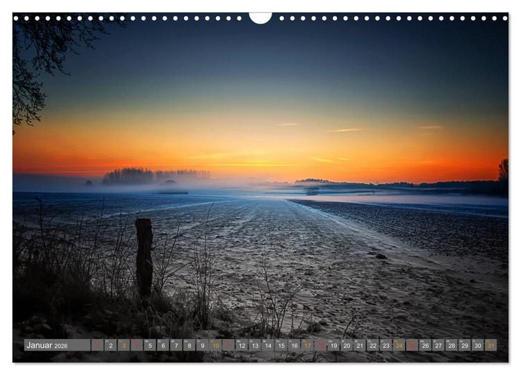 Produktbild: Friesland, verzauberte Landschaft an der Nordsee (Wandkalender 2026 DIN A3 quer), CALVENDO Monatskalender