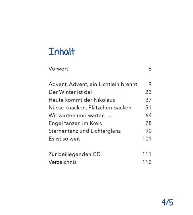 Produktbild: Advent und Weihnachten feiern in der Kita, m. Audio-CD