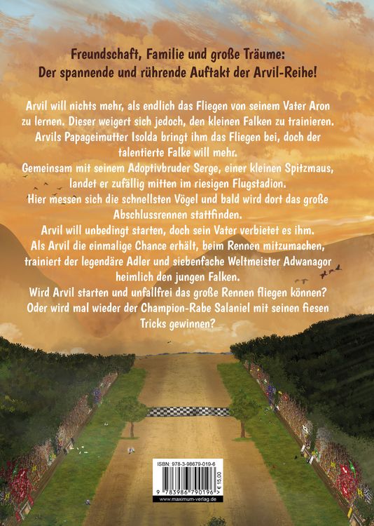 Produktbild: Arvil, der kleine Falke &ndash; Das gro&szlig;e Rennen