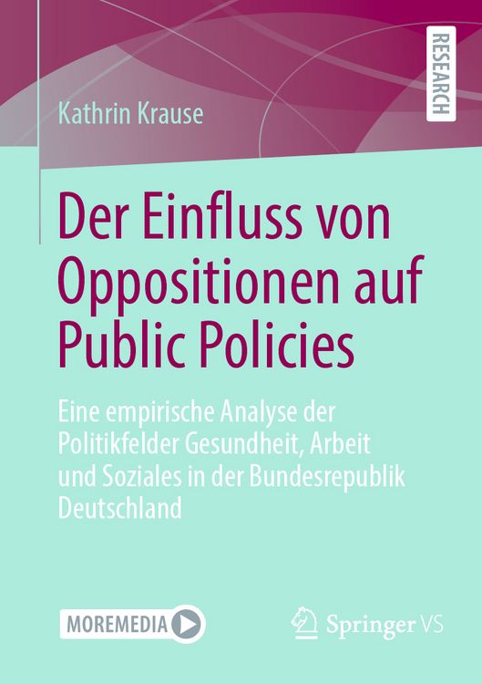 Produktbild: Der Einfluss von Oppositionen auf Public Policies