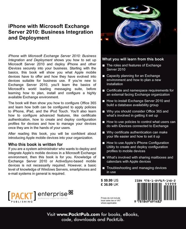 Produktbild: IPhone with Microsoft Exchange Server 2010 - Business Integration and Deployment